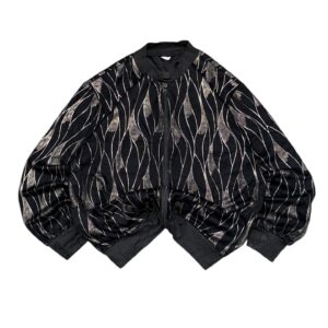 VTG Y2K BOMBER ZIPPER JACKET